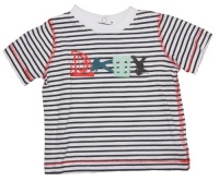 Layette/Newborn Girl Original Striped Soft Jersey Tee/Top/T-Shirt - DKNY Baby 0-3M 3-6M - 0-3 M