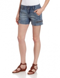 Calvin Klein Jeans Women's Light Wash Cargo Short