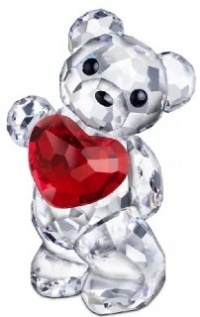 Swarovski Kris Bear Figurine, a Heart for You