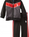 U.S. Polo Assn. Baby-Boys Infant Two Piece Track Jacket and Pant