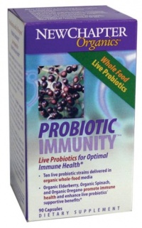 New Chapter Probiotic Elderberry, 90 Capsules