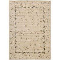 Nourison Zanibar Legend Brown 3.6-Feet by 5.6-Feet Polyacrylic Area Rug