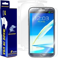 ArmorSuit MilitaryShield - Samsung Galaxy Note 2 Note II Screen Protector Shield + Full Body Skin Protector & Lifetime Replacements