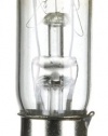 4-Pack 15-Watt Clear Candelabra Tube Light Bulbs