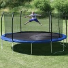 17' x15' Oval Trampoline and Enclosure Pad Color: Blue