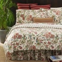 Lauren by Ralph Lauren Bedding, Antigua Paisley Floral Bedskirt; QUEEN