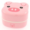 Kotobuki 2-Tiered Bento Box, Piggy