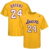 Los Angeles Lakers Kobe Bryant Gold Adidas T Shirt