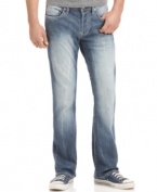 With a lived-in, washed–out look, these jeans from Buffalo David Bitton are perfectly distressed for extra character.