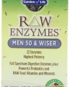 Garden of Life Raw Enzymes Men 50 and Wiser  90 Capsules