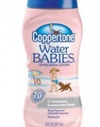 Coppertone Waterbabies Lotion, SPF 70+, 8-Ounce Bottles (Pack of 2)