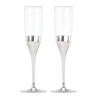 Lenox True Love Crystal Flute Pair