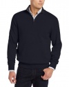 Nautica Men's Big-Tall Solid 1/4 Zip Sweater