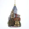 Kurt Adler C4109 Philadelphia Glass Cityscape Ornament, 5-Inch