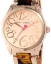 Betsey Johnson Women's BJ00105-09 Analog Tortoise Link Bracelet Watch