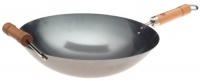 Joyce Chen 20-1140, Pro-Chef 14-Inch Round Bottom Wok with Wood Handles