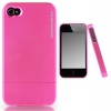 CaseCrown Metallic Glider Case for Apple iPhone 4 and 4S (AT&T, Sprint, & Verizon compatible) - Pink