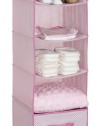 Delta 6 Shelf Storage with 2 Drawers, Pink