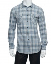 Club Room Plaid Fitted Shirt