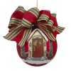 Kurt Adler 120mm Sarabella Glass Welcome Ornament