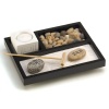 Gifts & Decor Tabletop Zen Sand Rocks Candle Holder Rake Garden Kit