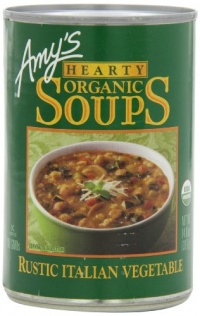 Amy's Kitchen Hearty Rustic Italian Vegetable Soup, 14.0-Ounce Cans (Pack of 12)