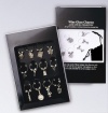 12 Wine Glass Charms the Gourmet Collection with Velveteen Storage Bag