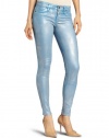 Rich & Skinny Jean Women's Legacy Coated Jean, Blue Foil, 26