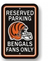 NFL Cincinnati Bengals Plastic Parking Sign