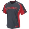 MLB Cincinnati Reds Cleanup Hitter V-Neck Top, Granite/Red/White