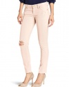 7 For All Mankind Women's Slim Cigarette Destroyed Jean