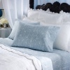 Lauren by Ralph Lauren Spring Hill Bedding Set of 2 Blue & White Floral Scroll KING Pillowcases