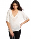 LAmade Women's Deep V-Cowl Neck Top