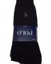 Polo Ralph Lauren Men's 3 Pack Socks Black (6-12 )