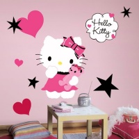 Hello Kitty Couture Peel & Stick Giant Wall Decal