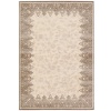 Couristan 1240/0219 PAVE Vivienne 60-Inch by 90-Inch Chenille Area Rug, Cream/ Silver