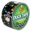 Duck Brand 280422 Skulls Printed Duct Tape, Black/Multicolor, 1.88-Inch by 10 Yards, Single Roll