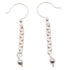 Sterling Silver Dangle 1.5 Stacker Earrings Fits Pandora Beads (1 Pair)