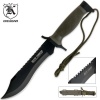 Elite Forces Survival Bowie Knife and ABS lined Tactical Sheath