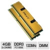 PNY Optima MD4096KD3-1333 4GB Dual Channel Kit DDR3 1333 MHz PC3-10666 Desktop DIMM Memory Kit