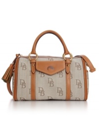 Keep tradition alive: Dooney & Bourke's elegant take on the classic signature satchel is a bag to keep.