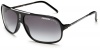 Carrera Cool Navigator Sunglasses,Black And White Frame/Grey Gradient Lens,one size