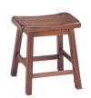 ACME 07303 Set of 2 Gaucho Stool, 18-Inch, Walnut Finish