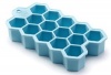 Outset Silicone Hexagon Ice Cube Tray, Large Cubes