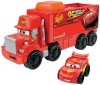 Fisher-Price Little People Disney Mack Hauler and McQueen Vehicle