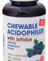 American Health Chewable Probiotics, Acidophilus-Blueberry with Acidophilus and Bifidus, 100 Count