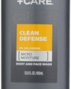 Dove Men Care Body and Face Wash Clean Defense, 13.5 Ounce