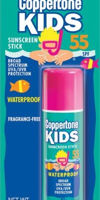 Coppertone Kids Stick SPF 55, .6-Ounce  (Pack of 3)