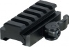 UTG 5-Slot Universal QD Lever Lock Adaptor and Riser, Black