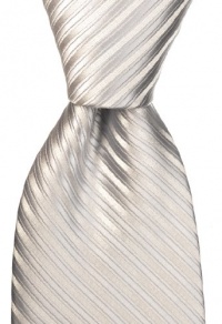 Neckties By Scott Allan - Silver Stripe Mens Tie